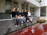 From left: Björn, Andersson, Nalle, Emil, Fräsarn